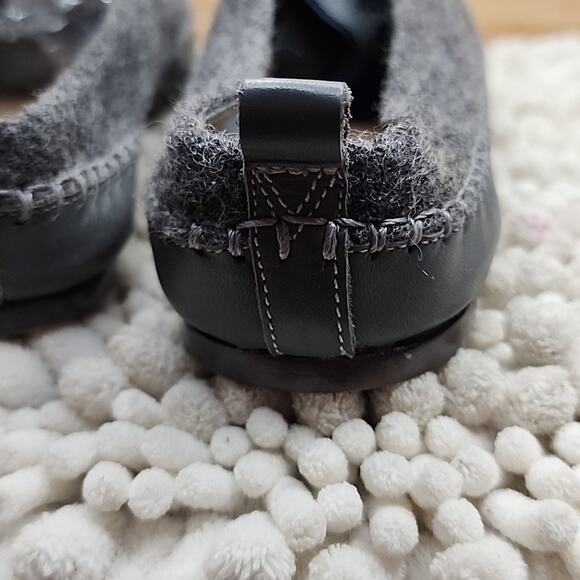 SPLENDID CAMERON FELT STORM GREY FLATS WOMAN'S SIZE 8.5 NWOB MADE IN BRAZIL - Picture 9 of 16